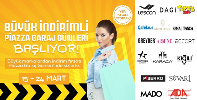 Piazza’da “Garaj Günleri” başlıyor