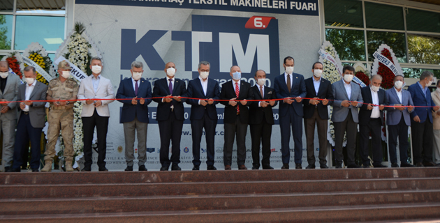 Kahramanmaraş 6. Uluslararası Tekstil Makineleri KTM 2020 Fuarı açıldı