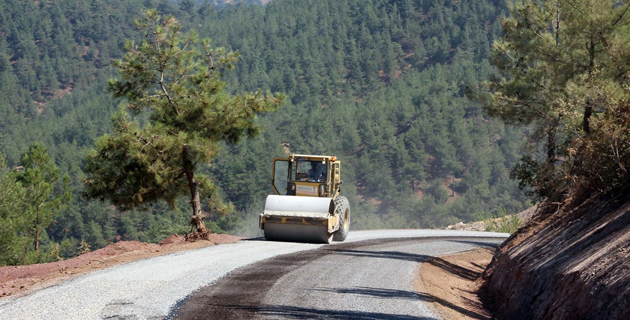 Kuzucak Grup Yoluna sathi kaplama