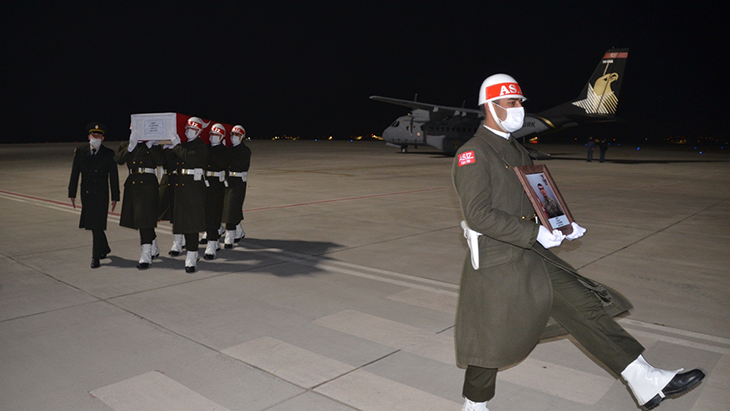 Şehit Ali Özdemir’in cenazesi Kahramanmaraş’a getirildi