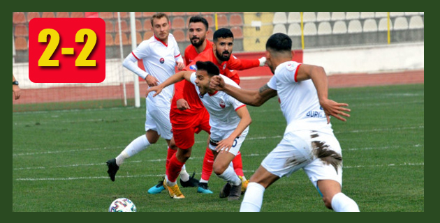 Kahramanmaraşspor ile Zonguldak Kömürspor 2-2 berabere kaldı