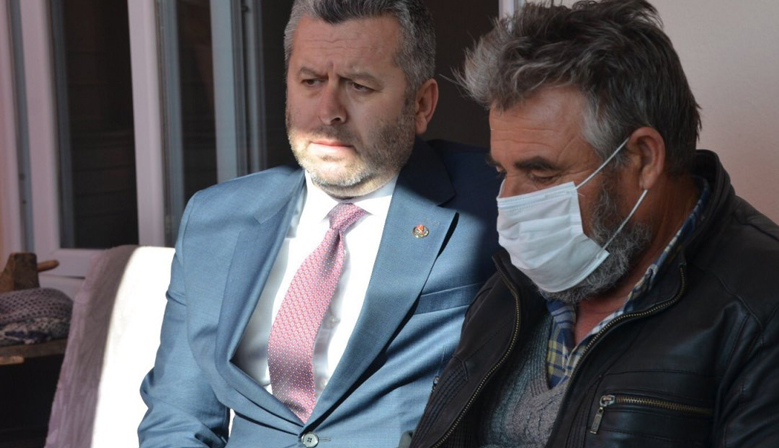 Yardımcıoğlu, Gara şehidi Sarı’nın ailesini ziyaret etti