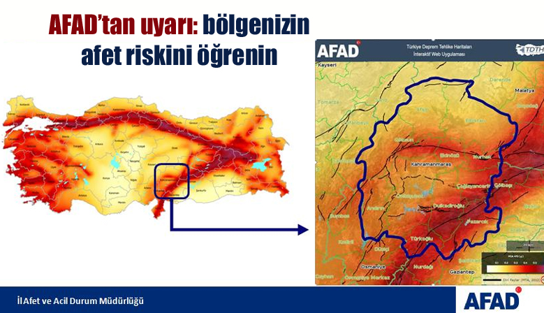 AFAD’tan uyarı: bölgenizin afet riskini öğrenin