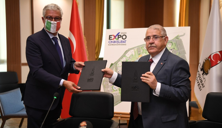 Mahçiçek EXPO 2023 İçin İtalya ile Anlaşma İmzaladı