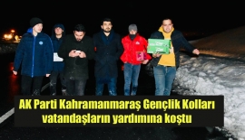 AK Parti Kahramanmaraş Gençlik Kolları vatandaşların yardımına koştu