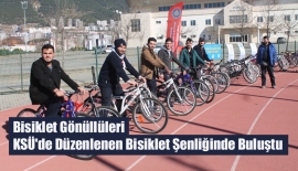 Bisiklet Gönüllüleri KSÜ’de Düzenlenen Bisiklet Şenliğinde Buluştu