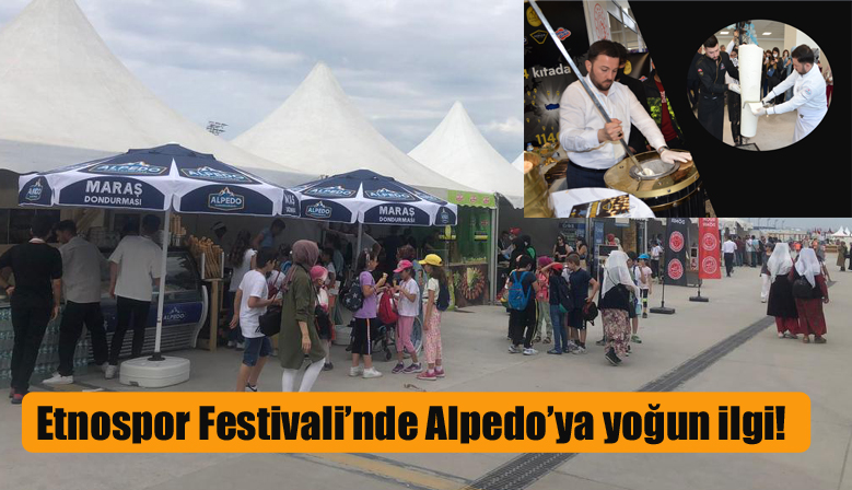 Etnospor Festivali’nde Alpedo’ya yoğun ilgi!