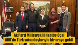 Ak Parti Milletvekili Habibe Öçal ABD’de Türk vatandaşlarıyla bir araya geldi
