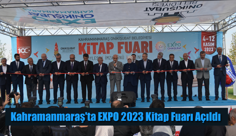 Kahramanmaraş’ta EXPO 2023 Kitap Fuarı Açıldı