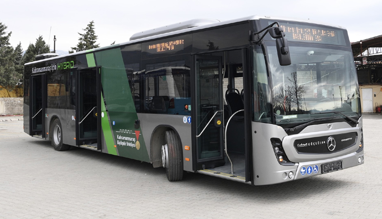 Kahramanmaraş Büyükşehir’e 10 Yeni Hibrit Otobüs