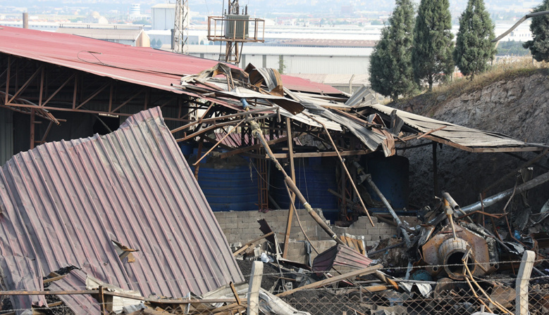 Kahramanmaraş’ta Fabrika Patlamasının Şok Edici Görüntüleri Ortaya Çıktı