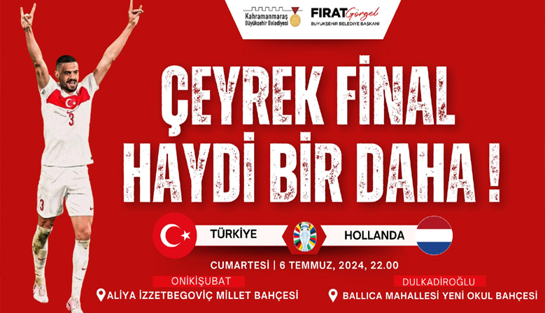 Haydi Çeyrek Finalde Millilerimize Hep Birlikte Desteğe