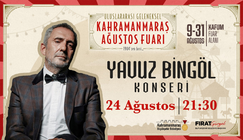 Yavuz Bingöl, Unutulmaz Eserlerini KAFUM’da Seslendirecek