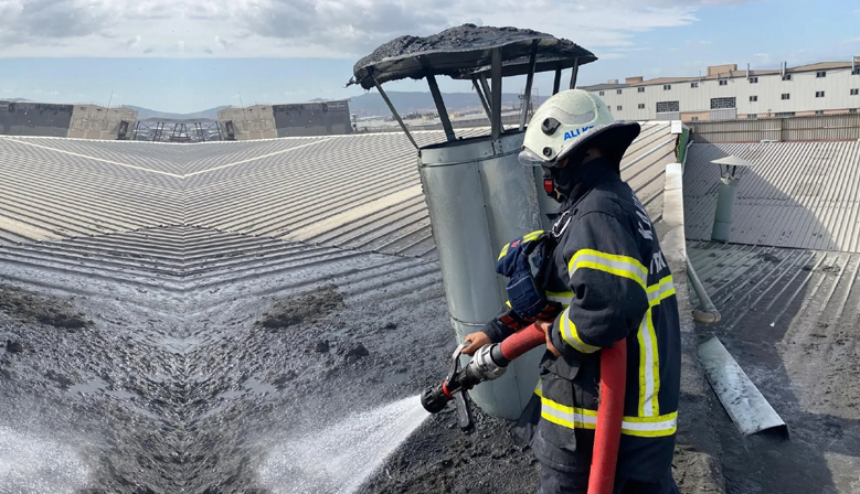 Kahramanmaraş’ta Metal Fabrikasında Yangın