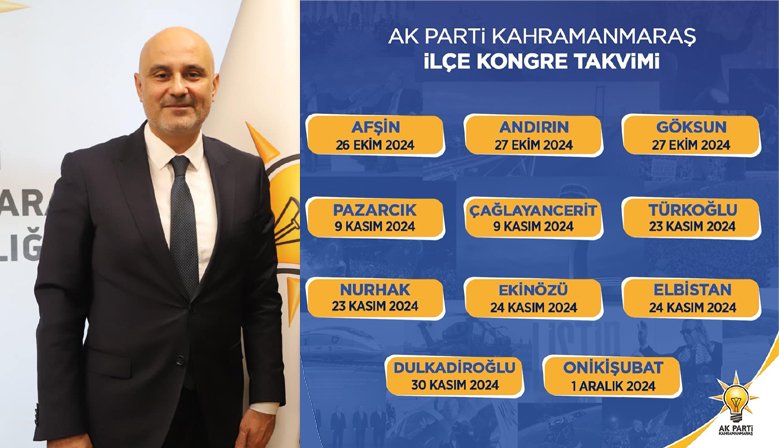 AK Parti Kahramanmaraş’ta Kongre Heyecanı