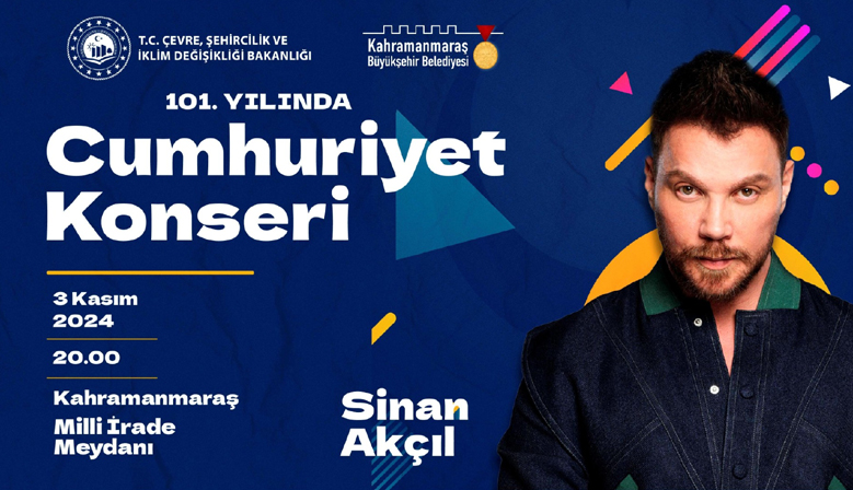 Sinan Akçıl, Cumhuriyet Konserinde Sahne Alacak