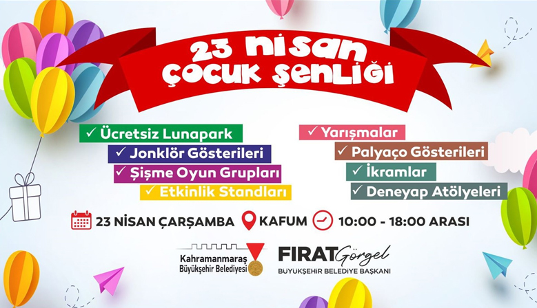 Haydi Çocuklar, Büyükşehir’in 23 Nisan Şenliği Sizi Bekliyor!