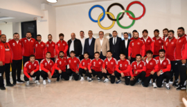 TGGF Başkan Vekili Şahin Hopur’dan Milli Takıma Moral Ziyareti