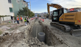 Ilıca, Hızla Yeni Altyapısına Kavuşuyor