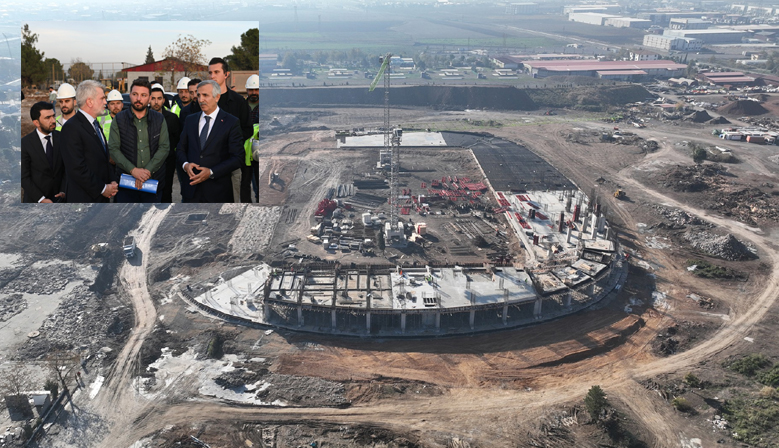 Kahramanmaraş Stadyumu’nda Temelden Tribüne Hızlı Yükseliş