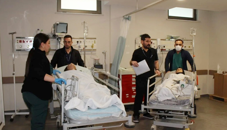 Sular Akademi Hastanesi’nde Gerçeğini Aratmayan Afet Tatbikatı