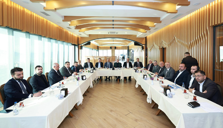 Başkan Görgel, İlçe Belediye Başkanlarıyla Bir Araya Geldi