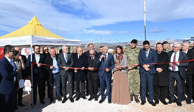 Başkan Görgel, Pazarcık’ta Alevi Kültür Dernekleri Hizmet Binasının Temel Atma Törenine Katıldı