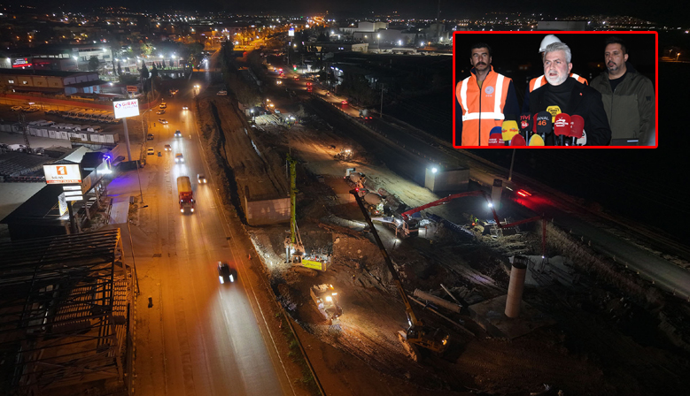 Başkan Görgel, Sanayi Kavşağı İnşaat Alanında Konuştu