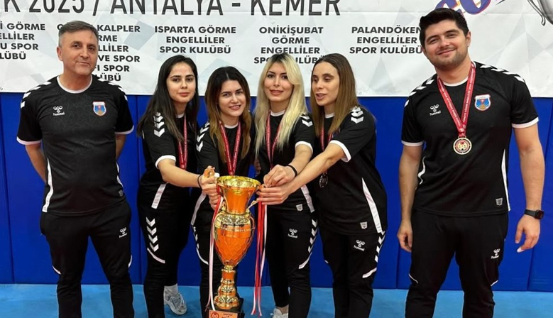 Büyükşehir’in Kadın Goalball Takımı 1. Lig Şampiyonu