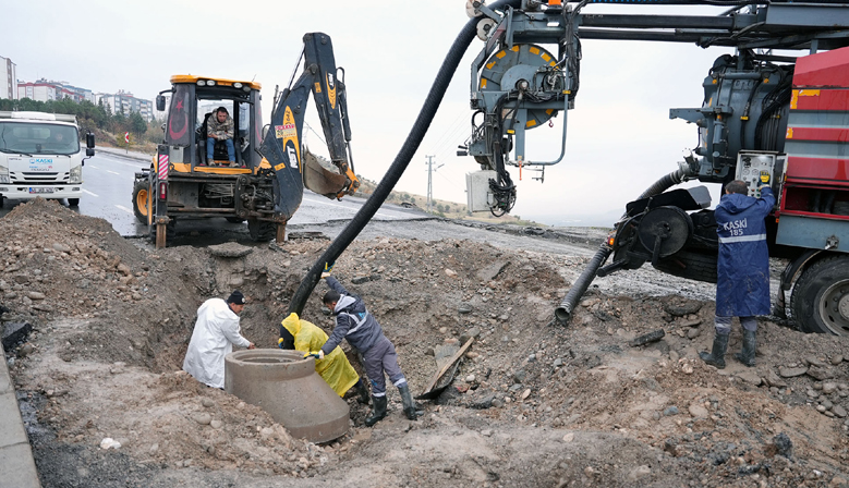 KASKİ’den Sağanak Yağış Sonrası Ummalı Çalışma