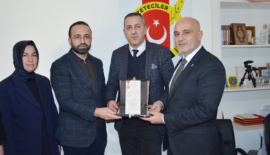 AK Parti İl Başkanı Gül, Akdeniz Gazeteciler Cemiyetini ziyaret etti