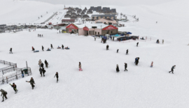 Akdeniz’in Kayak Merkezi Yedikuyular’a Yoğun İlgi