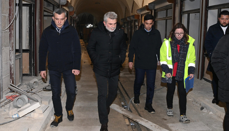Başkan Görgel: “Tarihi Kapalı Çarşı’mızın Restorasyonu Tamamlanıyor”