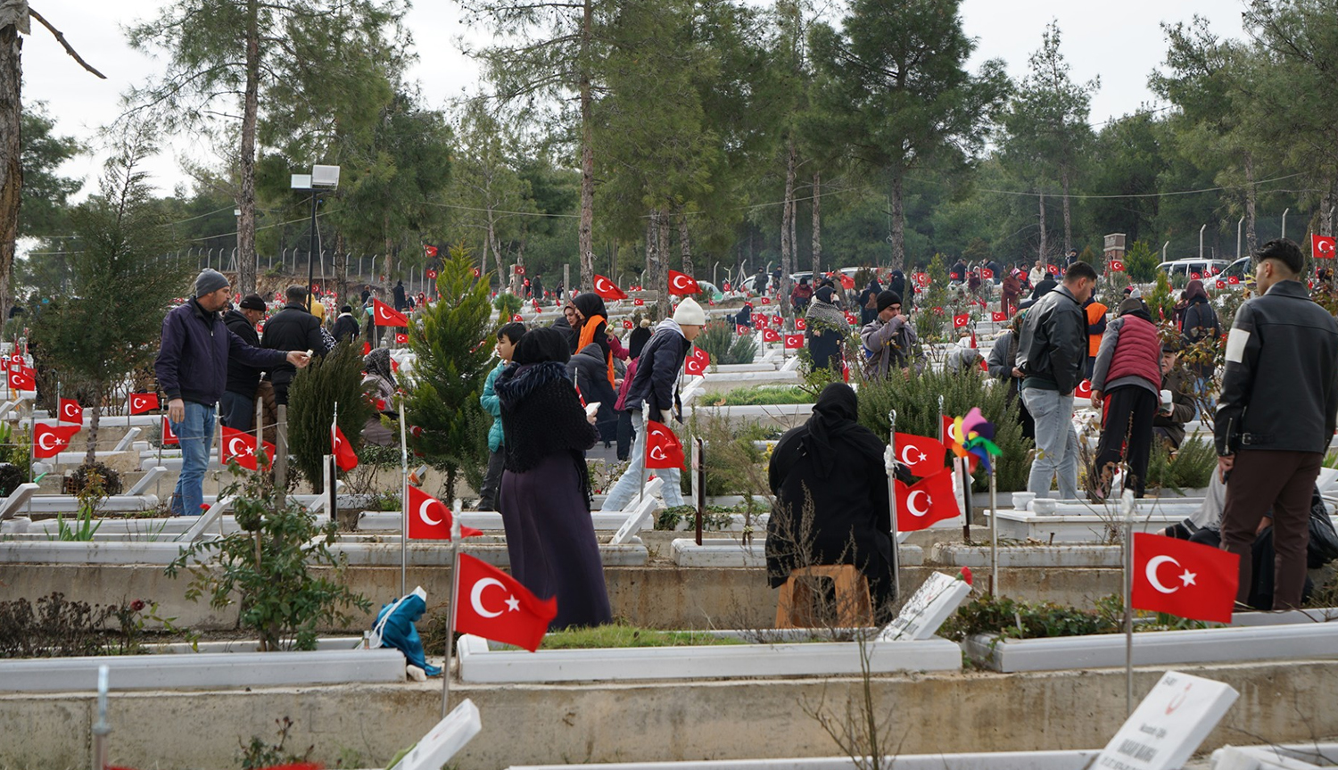 Asrın Felaketinin Üçüncü Yılında Deprem Şehitliğinde Vefa Nöbeti