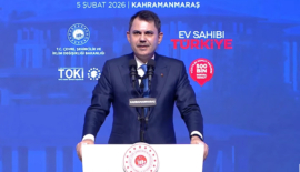 Bakan Kurum, Kahramanmaraş’taki Kura Çekim Töreni’nde konuştu