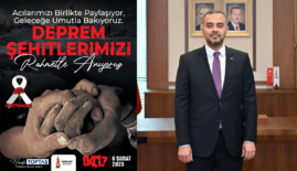Başkan Hanifi Toptaş, 6 Şubat’ın 3’üncü yıldönümünde deprem şehitlerini andı