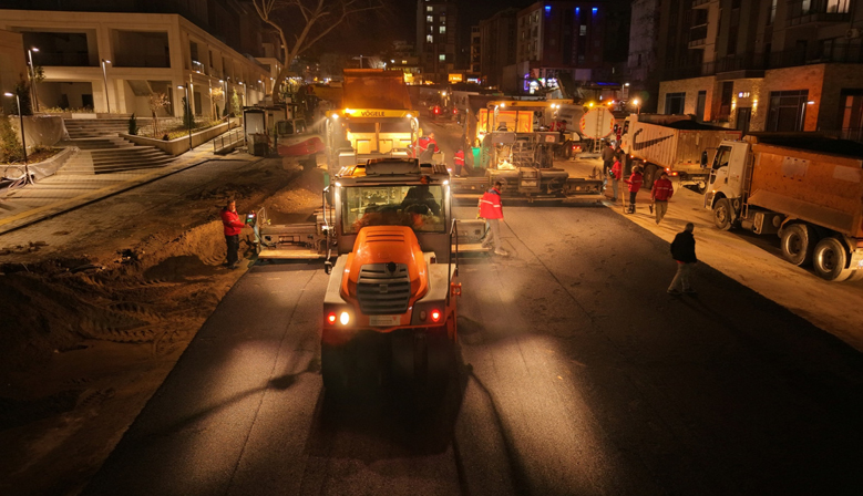 Hükümet Bulvarı’nda Altyapının Ardından Asfalt da Tamam