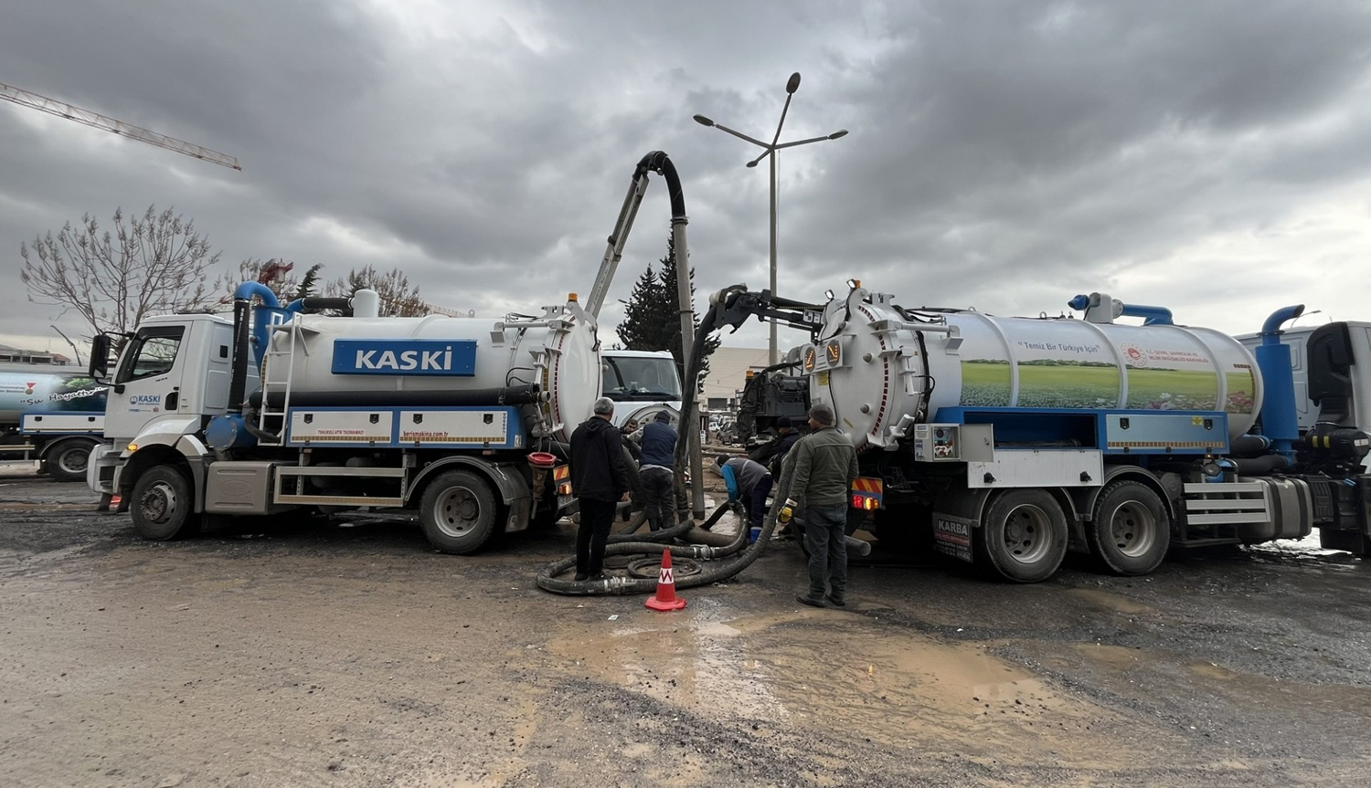 KASKİ’den Sağanak Yağış Öncesi Yoğun Mesai