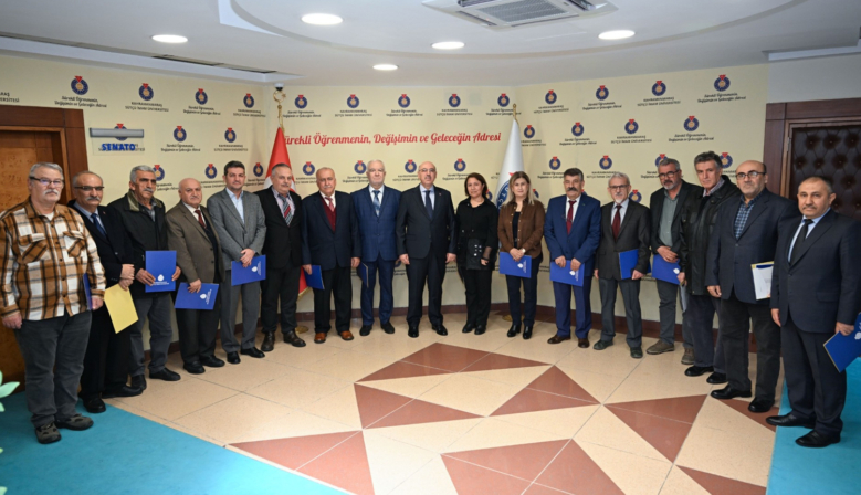 KSÜ’de 33. Yıla Özel Teşekkür Belgeleri Takdim Edildi