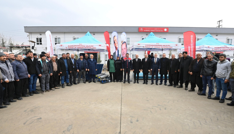 Kahramanmaraşlı Çiftçilere İş Makinesi Desteği