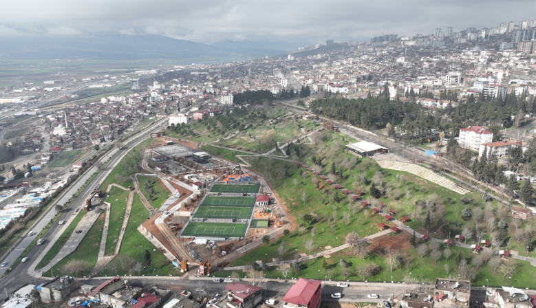 Kahramanmaraş’ta 15 Temmuz Spor Vadisi Hizmete Hazırlanıyor