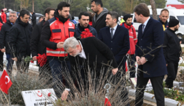 Kahramanmaraş’ta Deprem Şehitleri Kabri Başında Dualarla Yad Edildi