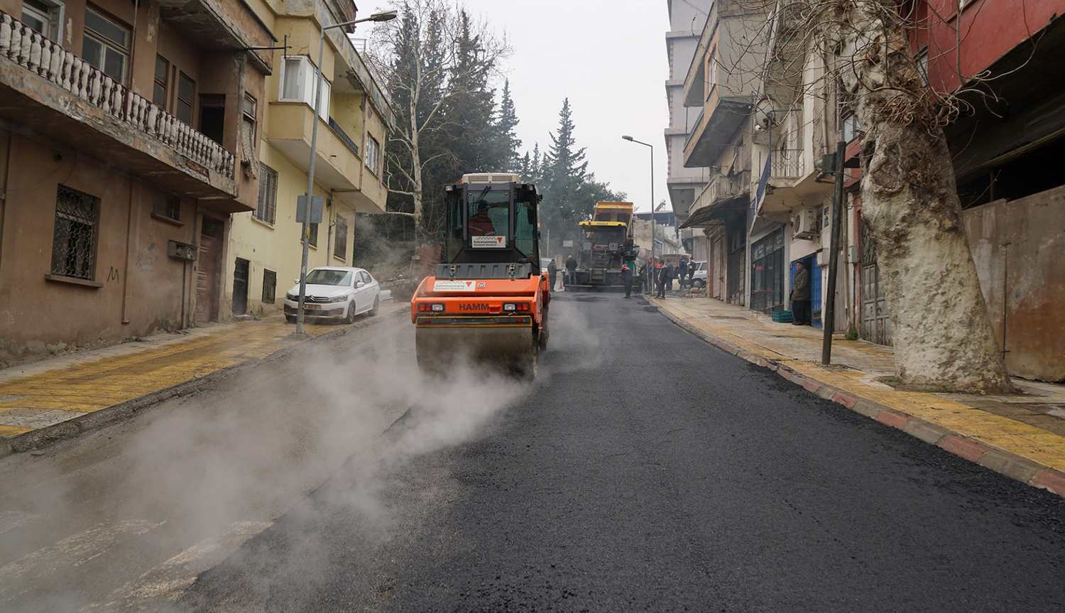 Kahramanmaraş’ta Yollar Tek Tek Yenileniyor