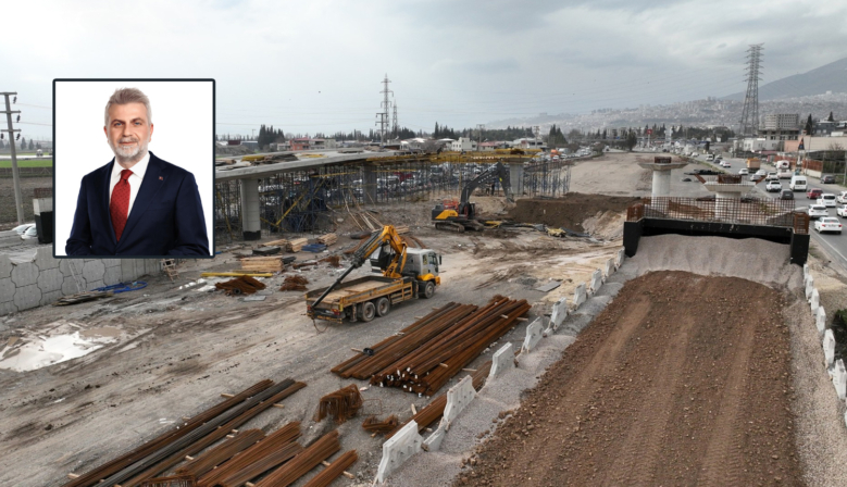 Sanayi Kavşağı İnşaatı Hızla Devam Ediyor