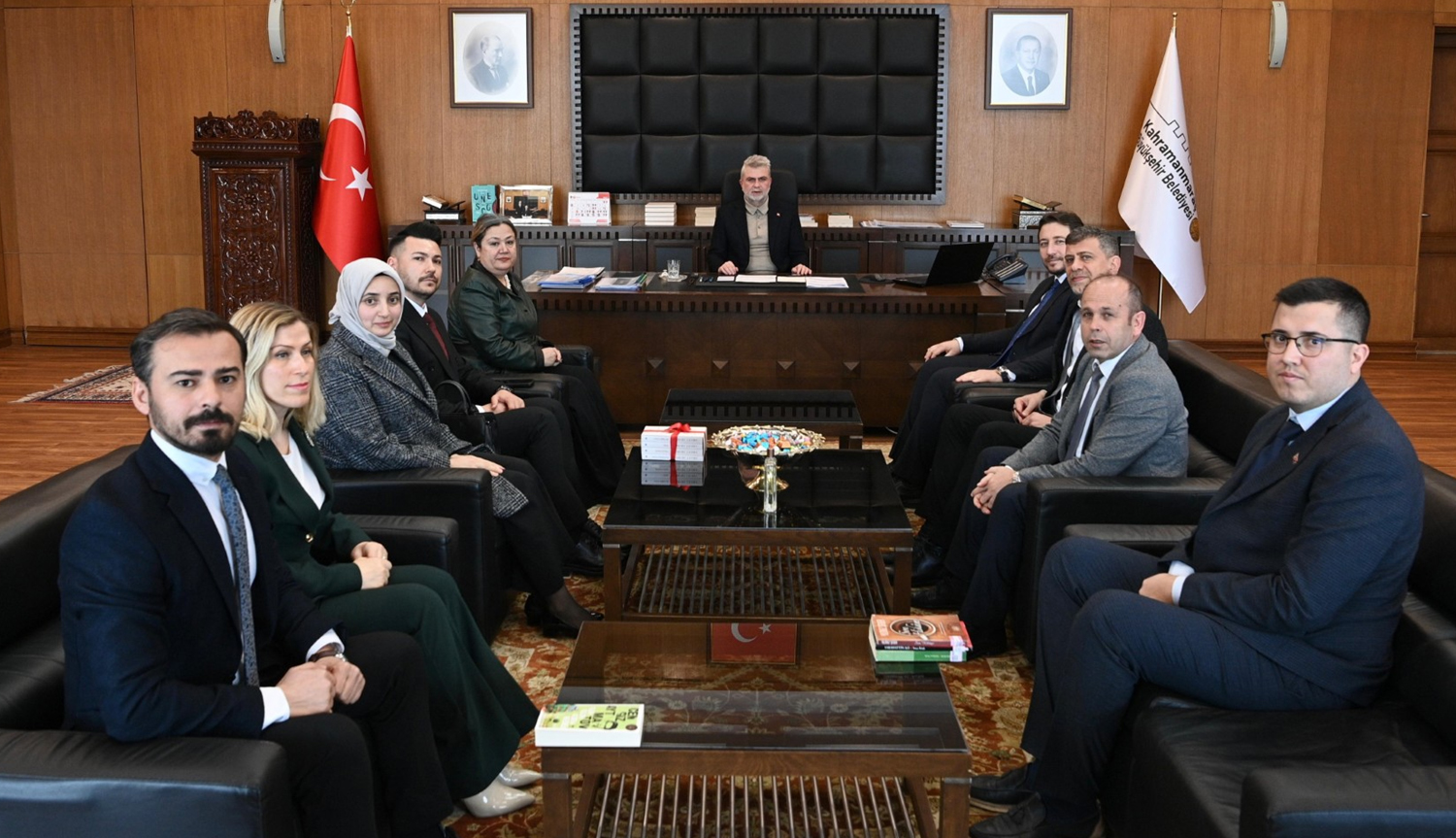 Başkan Görgel, Kütüphane Haftası’nda Kültür Heyetini Ağırladı