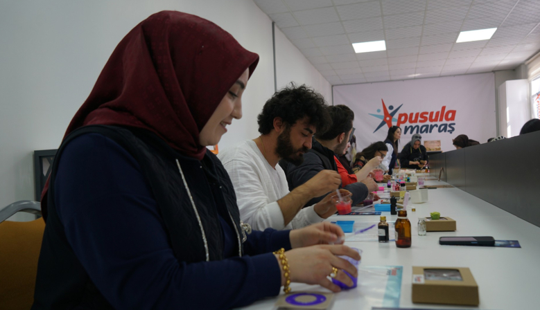 Gençler Pusula Maraş’ın Atölyesinde Hem Öğrendi Hem Üretti