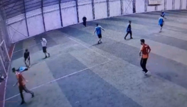 Halı sahada yürek yakan ölüm