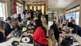 KİÜ’lü kadın akademisyenlerden Kadınlar Günü’ne özel DOKMER’de anlamlı atölye çalışması