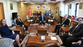 Kahramanmaraş İstiklal Üniversitesi Yönetiminden Rektör Okumuş’a Ziyaret