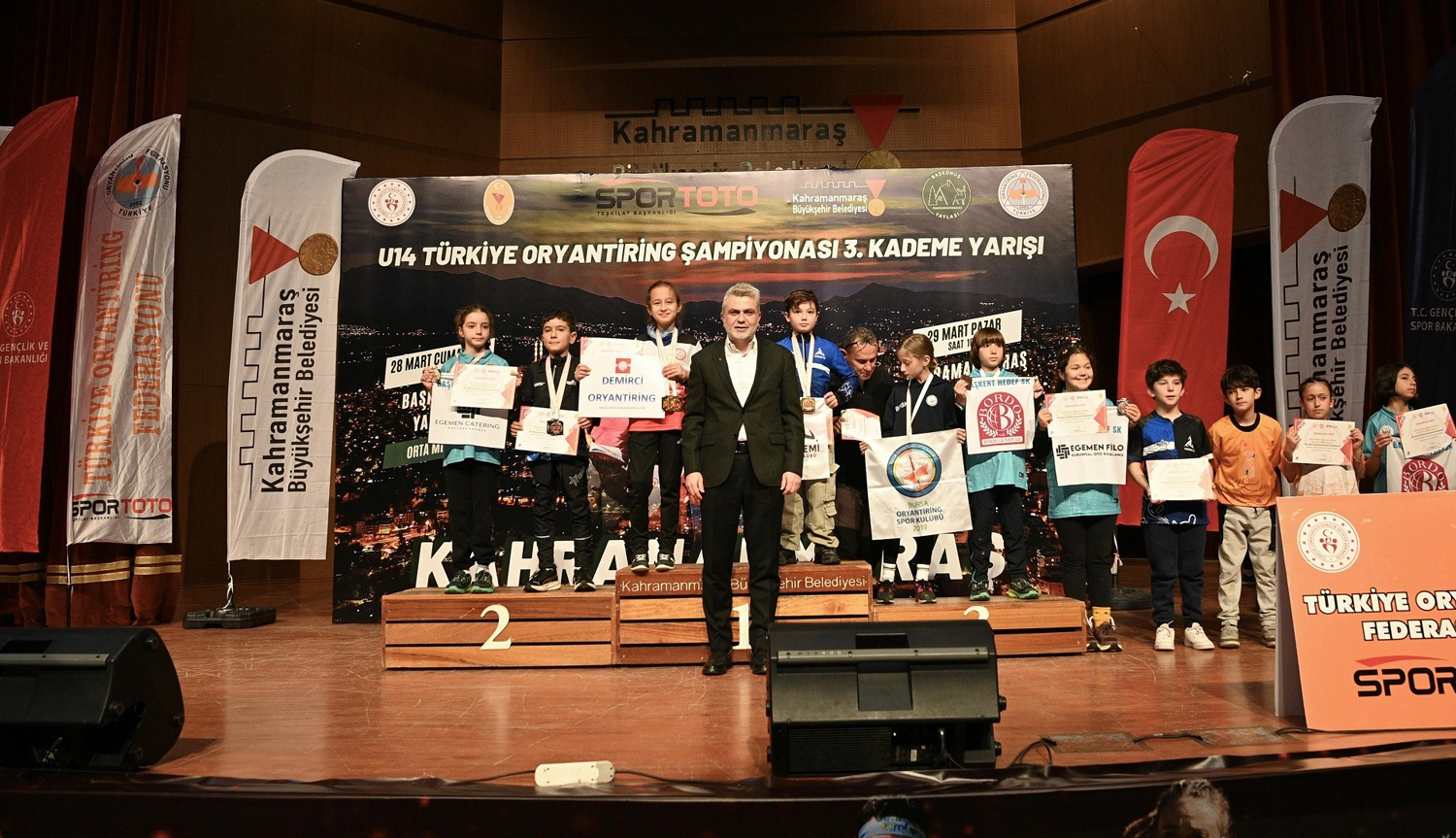 Kahramanmaraş Oryantiring U14 Türkiye Şampiyonasına Ev Sahipliği Yaptı